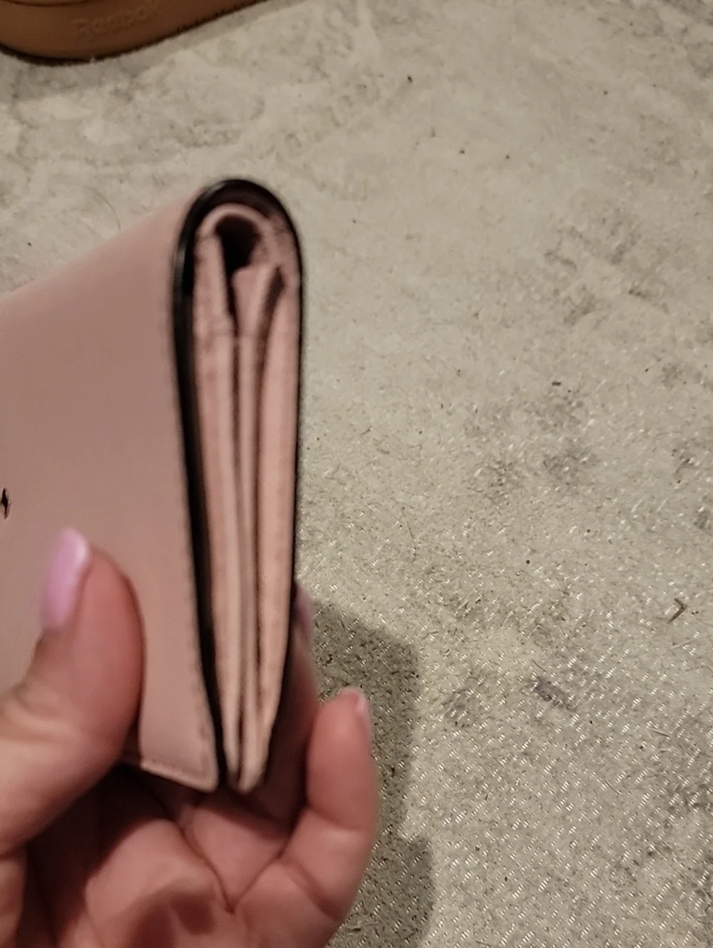 kate spade Light Pink Saffiano Small Wallet